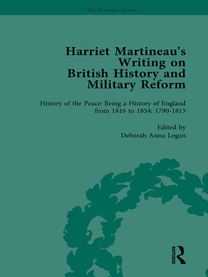 cover image of Harriet Martineau's Writing on British History and Military Reform, vol 1